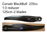 Corsair Black Bull  235cc Carbon Fiber propeller for Paraglider,  Props for Powered Paraglider