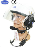 EN966 Standard Aircraft Pilot helmet Aviation helmet Fixed wing helmet headset Standard GA Dual plug