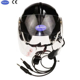 EN966 Standard Aircraft Pilot helmet Aviation helmet Fixed wing helmet headset Standard GA Dual plug