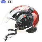 Free shipping EN966 standard noise cancelling paramotor helmet GD-C01