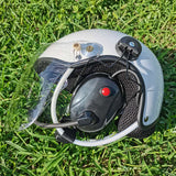Free shipping EN966 standard noise cancelling paramotor helmet GD-C01