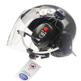 Bluetoooth 3M Headset Carbon Fiber Paramotor helmet with noise cancelling headset free shipping BT-CR-GD-C02