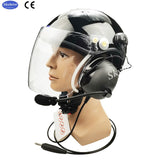 3M Paramotoring Free Shipping EN966 Standard Noise Cancelling Paramotor Helmet PPG Helmet 6.3mm plug 1.5m length cable GD-C03-S6