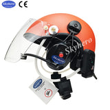 Bluetooth Noise Reduction Paramotor Helmet High Noise Cancel Headset Close To The Ear Fiber Glass PPG Helmet BT-GD-C01