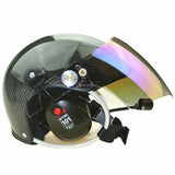 3M Headset Carbon Fiber Paramotor helmet with noise cancelling headset free shipping CR-GD-C02