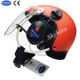 Free shipping EN966 standard noise cancelling paramotor helmet GD-C01