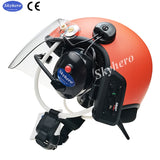 Bluetooth Noise Reduction Paramotor Helmet High Noise Cancel Headset Close To The Ear Fiber Glass PPG Helmet BT-GD-C01
