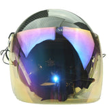 3M Headset Carbon Fiber Paramotor helmet with noise cancelling headset free shipping CR-GD-C02