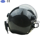Carbon fiber material Bluetooth paramotor Helmet  EN966 Standard Noise Cancelling Paramotor Helmet PPG Helmet BT-CR-GD-C01