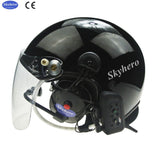 Bluetooth Noise Reduction Paramotor Helmet High Noise Cancel Headset Close To The Ear Fiber Glass PPG Helmet BT-GD-C01