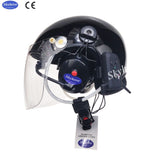 Bluetooth Noise Reduction Paramotor Helmet High Noise Cancel Headset Close To The Ear Fiber Glass PPG Helmet BT-GD-C01