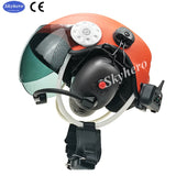 Bluetooth paramotor helmet EN966 Standard Noise Cancelling paratrike Helmet 3M Paramotoring Headset PPG Helmet