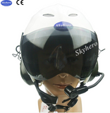 Bluetooth paramotor helmet EN966 Standard Noise Cancelling paratrike Helmet 3M Paramotoring Headset PPG Helmet
