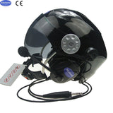 EN966 Powered Paraglider helmet noise cancelling paramotor helmet for sale PNR Aviation Helmet with Headset GD-K01-S6