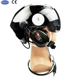 Free Shipping EN966 Standard Noise Cancelling Paramotor Helmet 3m Peltor Earcup 31db Ear Protection GD-K02-S6