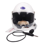 Paramotor helmet Single 6.3mm plug red balck  EN966 standard Noise cancel headset built in systerm