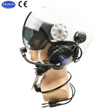 Paramotoring CE EN966 Standard Noice Cancelling Paramotor Helmet PPG Helmet High Quality Aircraft Helmet GD-K01-GA