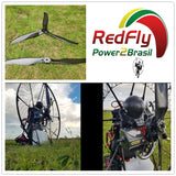 Redfly paramotor Blot Sport 210 125cm 130cm 2 blades 3 blades carbon propeller powered paraglider propeller best balance