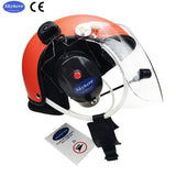 Free shipping EN966 standard noise cancelling paramotor helmet GD-C01