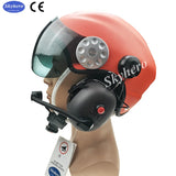 37dB NRR Noise cancelling paramotor helmet Dynamic microphone EN966 standard PPG helmetGD-K03-XLR