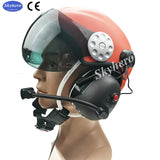 37dB NRR Noise cancelling paramotor helmet Dynamic microphone EN966 standard PPG helmetGD-K03-XLR