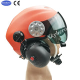37dB NRR Noise cancelling paramotor helmet Dynamic microphone EN966 standard PPG helmetGD-K03-XLR