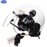 Bluetooth Noise Reduction Paramotor Helmet High Noise Cancel Headset Close To The Ear Fiber Glass PPG Helmet BT-GD-C01