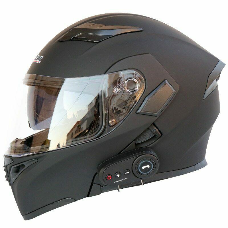 Blutooth Motorcycle helmet motorcycle bluetooth helmet electric vehic –  skyherohelmet