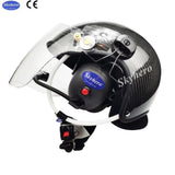 37dB NRR Noise cancelling paramotor helmet Dynamic microphone EN966 standard PPG helmetGD-C03-XLR