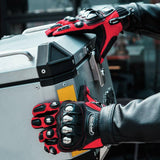 Touchscreen Alloy Steel Motorcycle Gloves for Men Bicycle Motorbike Racing Glove