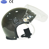 CR-GD-C Real carbon material Paramotor helmet with part to add headset free shipping