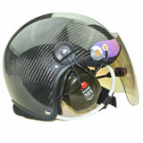 3M Headset Carbon Fiber Paramotor helmet with noise cancelling headset free shipping CR-GD-C02