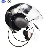 3M Paramotoring Free Shipping EN966 Standard Noise Cancelling Paramotor Helmet PPG Helmet 6.3mm plug 1.5m length cable GD-C03-S6
