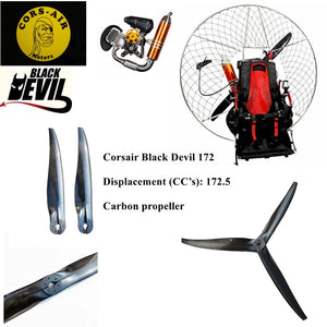 Cors Air M25 M19 Paramotor carbon propeller 115cm 122cm  125cm powered paraglider propeller
