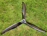 Corsair BlackBull reducer 1:3  6 M8 d75mm 130cm 3 blades Paramotor carbon propeller  free shipping