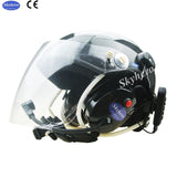 Carbon fiber material Bluetooth paramotor Helmet  EN966 Standard Noise Cancelling Paramotor Helmet PPG Helmet BT-CR-GD-C01