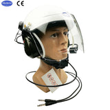 EN966 certified Aviation Communication Helmet  Flight helmet for gliding, ultralight and PPG Model GD-C02-GA
