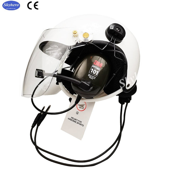 EN966 certified Aviation Communication Helmet Flight helmet for glid – skyherohelmet