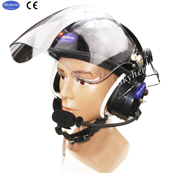 Active Noise Reduction Paramotoring helmet EN966 Standard Noise Cancelling Paramotor Helmet PPG Helmet Free Shipping GD-C04