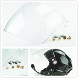 GD-G Paramotor helmets glass vissor transparent colour Smoke mirror with all part