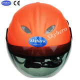 GD-k Paramotor helmets glass visor transparent Smoke mirror with all part free shipping