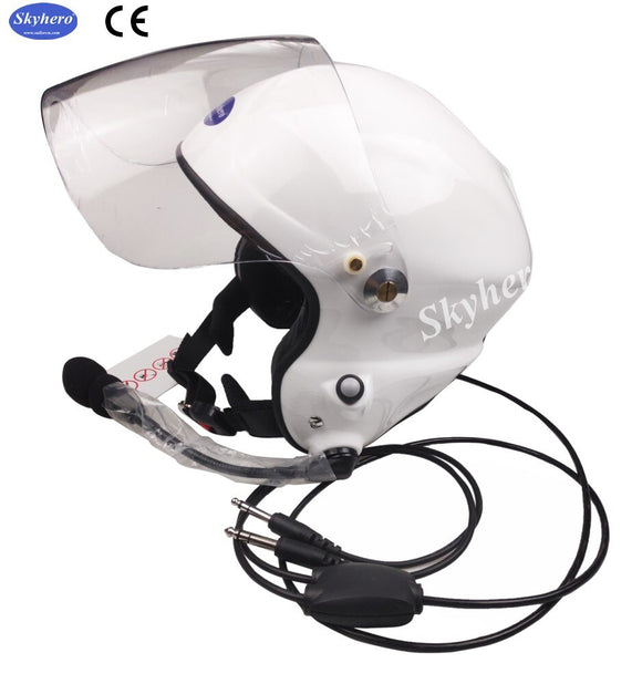 Noise Cancelling Headset Paramotor Helmet EN996 Certified Powered Paragliding 6.3/5.2 GA Plug