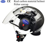 37dB NRR Noise cancelling paramotor helmet Dynamic microphone EN966 standard PPG helmetGD-C03-XLR