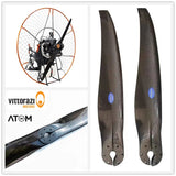 Vittorazi Atom 80   reducer 1:3.8  2-blade carbon fiber propeller