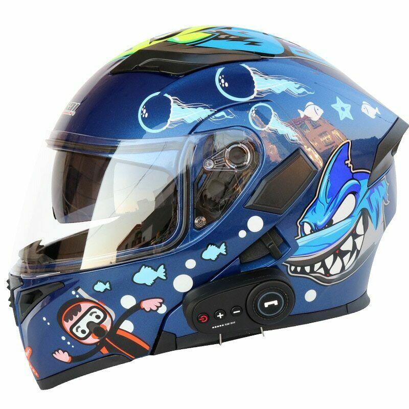 Bluetooth Motorcycle helmet motorcycle bluetooth helmet electric vehi – skyherohelmet